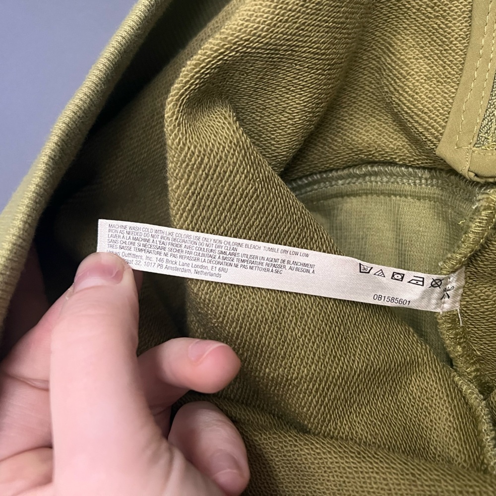Free People Oversized Venture Pullover Sweatshirt - Green - Picture 9 of 12